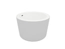 Heatgene 41" Round Acrylic Freestanding Contemporary Soaking Bathtub HG1023