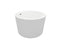 Heatgene 41" Round Acrylic Freestanding Contemporary Soaking Bathtub HG1023