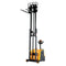 Apollolift Electric Straddle Stacker with 118" Lift and 2200 lb Cap Pallet Stacker - A-3040