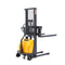 Apollolift Semi-Electric Straddle Stacker with Fixed Legs 63" Lift and 2200 lb Cap Pallet Stacker - A-3013