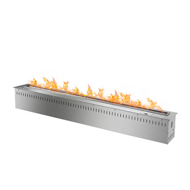 The Bio Flame 48" SMART Ethanol Remote Controlled Burner | RC-48-Silver