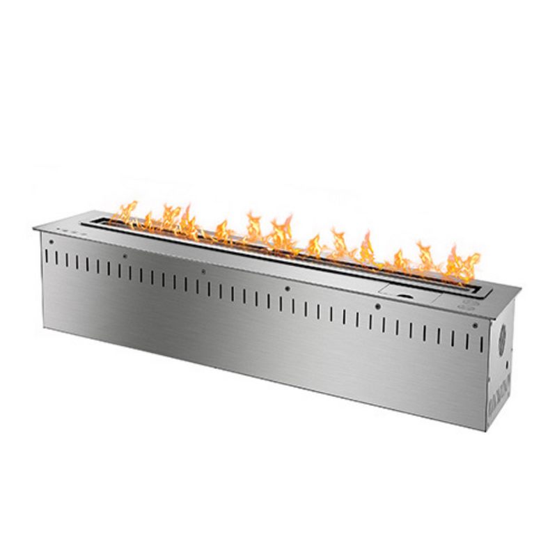 The Bio Flame 30" Remote Controlled SMART Ethanol Burner | RC-30-Silver