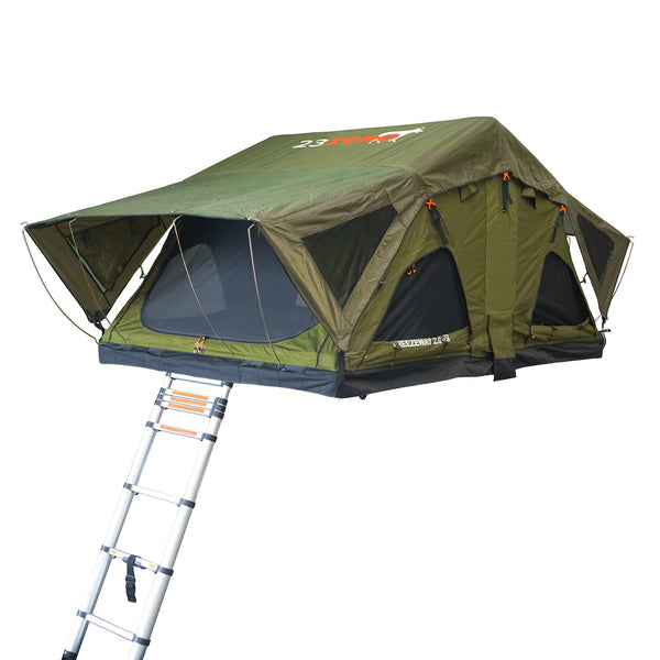 23ZERO Breezeway 56, Boot Bag & Gear Loft Soft Roof Top Tent