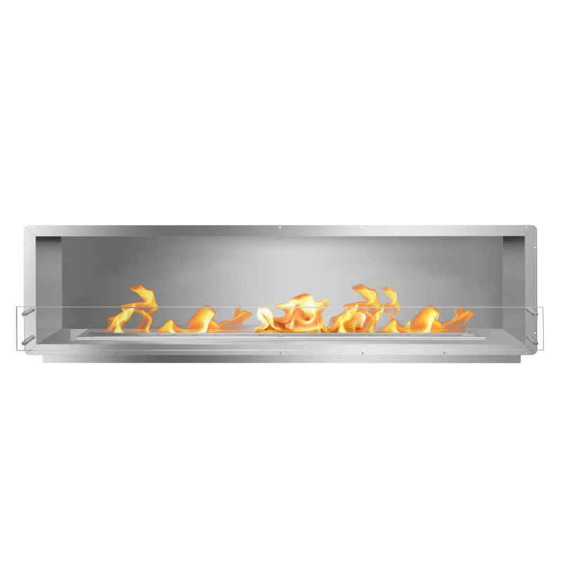 The Bio Flame 96" Firebox Single-Sided Built-In Ethanol Fireplace