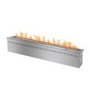 The Bio Flame 38" Remote Controlled SMART Ethanol Burner | RC-38-Silver
