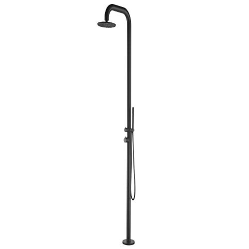 Heatgene Stainless Steel Freestanding Outdoor Shower HG9008-MB