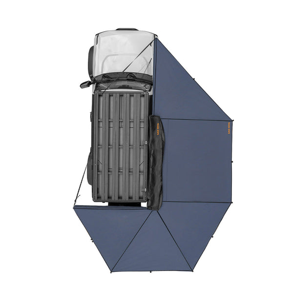 San Hima 270° Free-Standing Awning Karlu Frontier Passenger Side