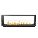The Bio Flame 72" Firebox Double-Sided Built-In Ethanol Fireplace