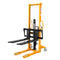 Apollolift Manual Pallet Stacker Adjustable Forks 2200lbs Cap., 63" Height - A-3003