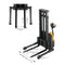 Apollolift Electric Straddle Stacker with 118" Lift and 2640 lb Cap Pallet Stacker - A-3042