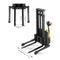 Apollolift Electric Straddle Stacker with 98" Lift and 3300 lb Cap Pallet Stacker - A-3022