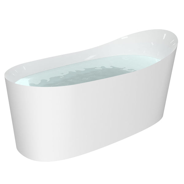 Heatgene 62" Acrylic Freestanding Soaking Tub HG696