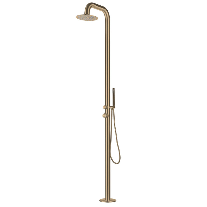 Heatgene Stainless Steel Freestanding Outdoor Shower HG9008-BG