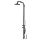 Heatgene Stainless Steel Brushed Grey Wall-Mounted Outdoor & Indoor Shower HG9010N-GM