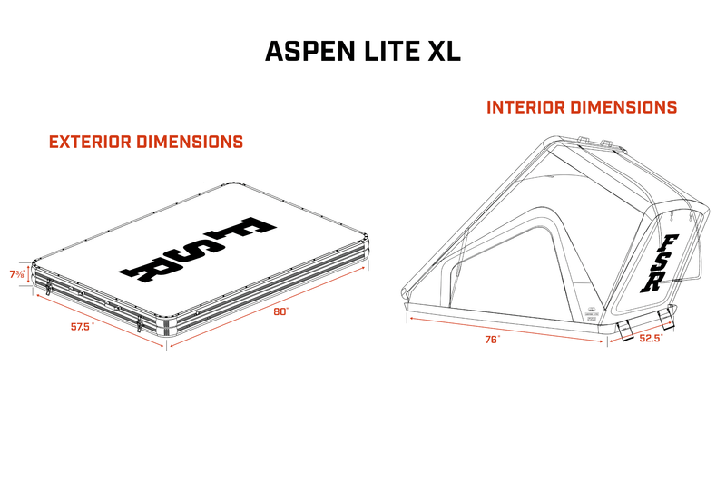 Aspen Lite XL - Rooftop Tent