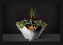 Slick Rock Concrete Cascade Conical Planter and Water Bowl