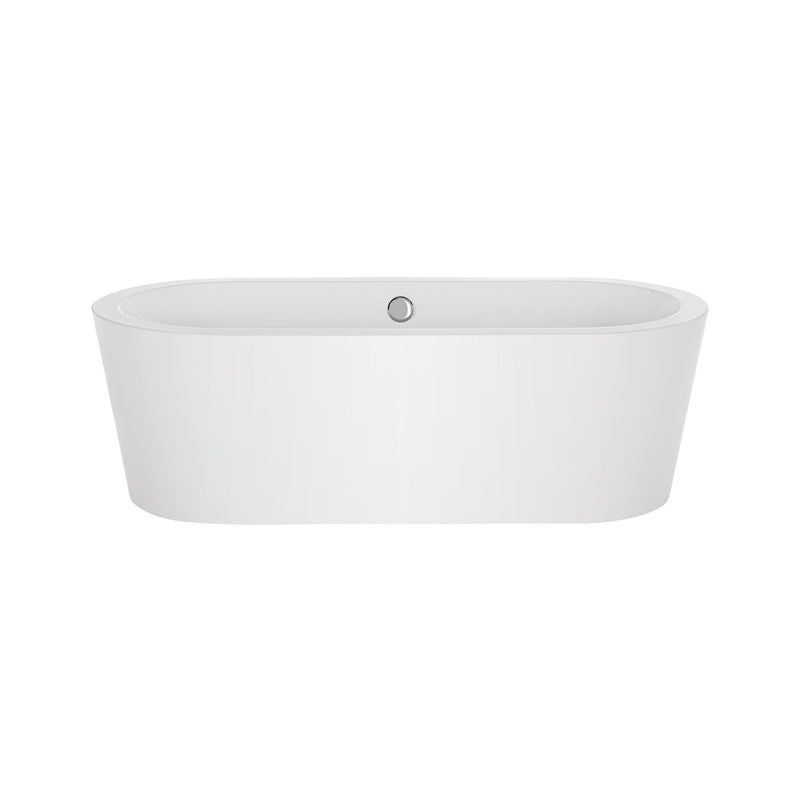 Empava 59 in. Freestanding Soaking Bathtub in White Acrylic (59FT1505)