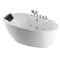 Empava 71 in. Freestanding Jetted Bathtub in White Acrylic (71AIS14)