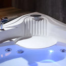 Empava 59 in. Corner Jetted Bathtub with Thermostat and LED Lighting (59JT319LED)