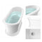 Heatgene 67" Acrylic Freestanding Bathtub Contemporary Soaking Tub HG409