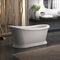 Heatgene 67" Acrylic Freestanding Bathtub Contemporary Soaking Tub HG409