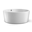 Heatgene 59" Acrylic Freestanding Bathtub Contemporary Soaking Tub HG3000