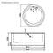 Heatgene 59" Acrylic Freestanding Bathtub Contemporary Soaking Tub HG3000