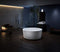 Heatgene 59" Acrylic Freestanding Bathtub Contemporary Soaking Tub HG3000