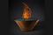 Slick Rock Concrete Ridgeline Conical Fire Bowl with Electronic Ignition