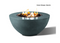 Slick Rock Concrete Oasis 34" Round Fire Bowl with Match Ignition