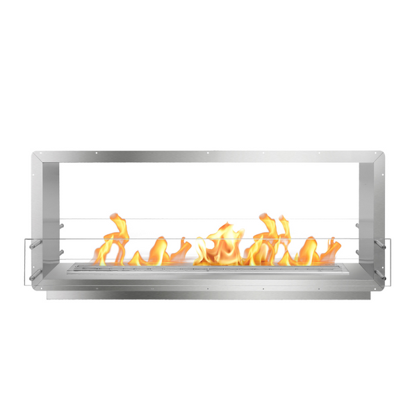 The Bio Flame 60" Firebox Double-Sided Built-In Ethanol Fireplace