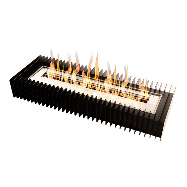 The Bio Flame 38" Ethanol Fireplace Conversion Grate Kit | Grate-38-Silver
