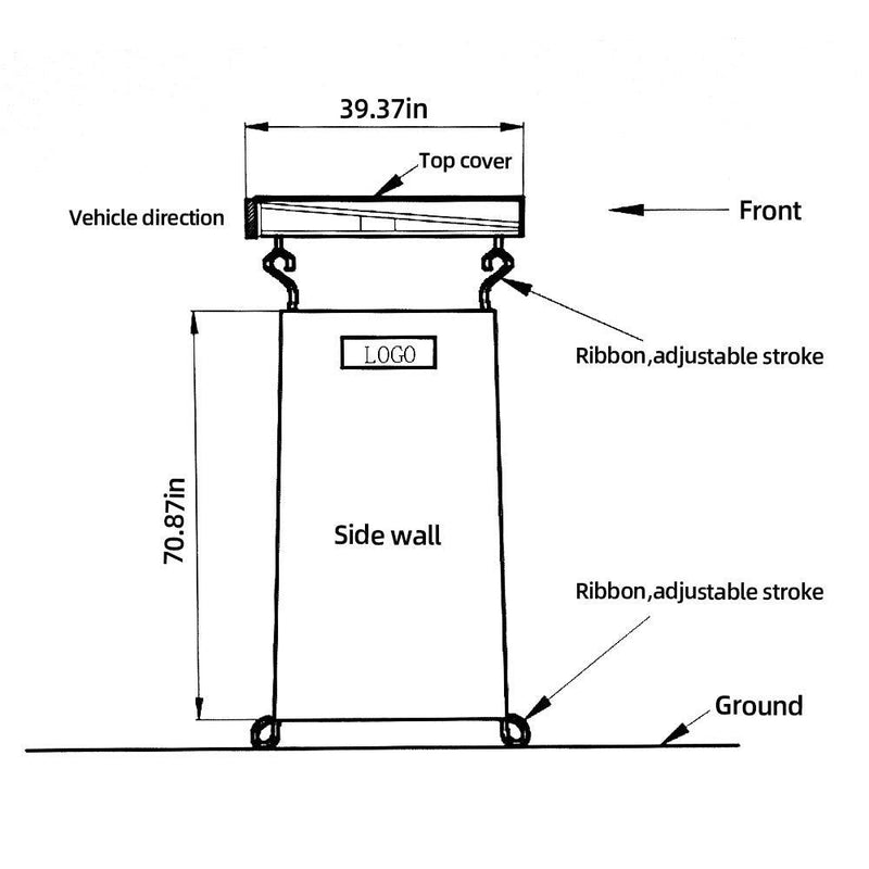 Naturnest shower awning