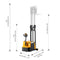 Apollolift Electric Straddle Stacker with 118" Lift and 2200 lb Cap Pallet Stacker - A-3040