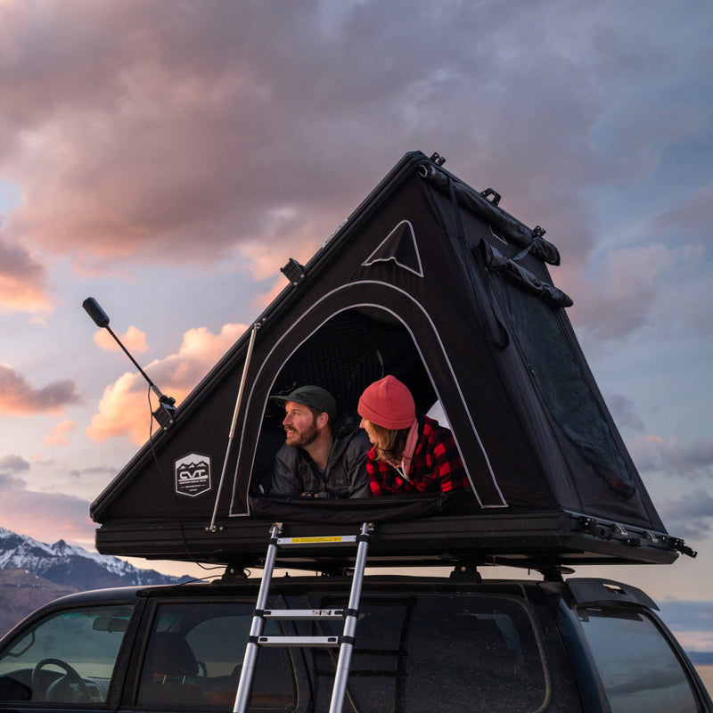 Mt. Hood Aluminum Hardshell Rooftop Tent: Double-Channel