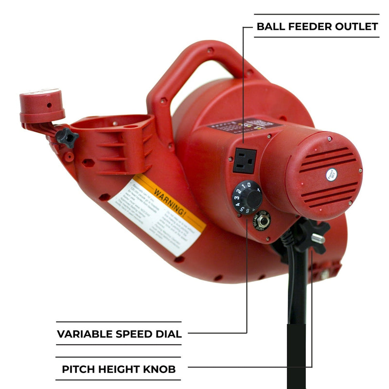 Heater BaseHit Pitching Machine w/ Xtender 24' Batting Cage BH499