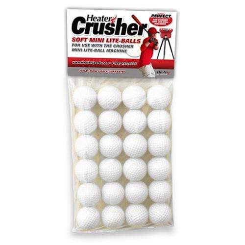 Heater Crusher Soft Mini Pitching Machine Lite-Balls (2 Dozen) CR12
