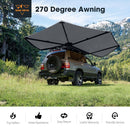 San Hima 270° Free-Standing Awning Passenger Side 600D Double Ripstop Poly-Cotton