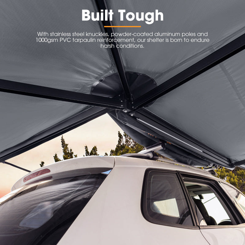 San Hima 270° Free-Standing Awning Passenger Side 600D Double Ripstop Poly-Cotton