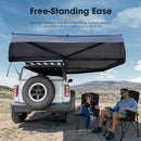 San Hima 270° Free-Standing Awning Karlu Frontier Passenger Side