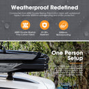 San Hima 270° Awning w/ Side Wall Free-Standing Car Driver Side Extension Sunshade