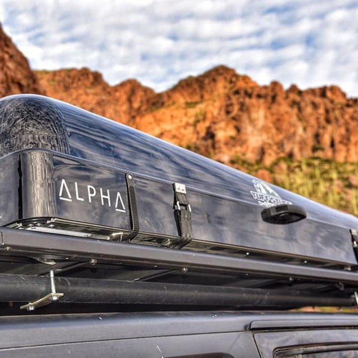 Tuff Stuff Overland ALPHA Hard Shell Rooftop Tent 2-3 Person (Black) - Recon Recovery