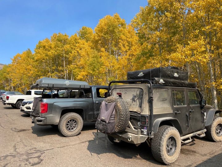 Tuff Stuff Overland ALPHA Hard Shell Rooftop Tent 2-3 Person (Gray) - Recon Recovery