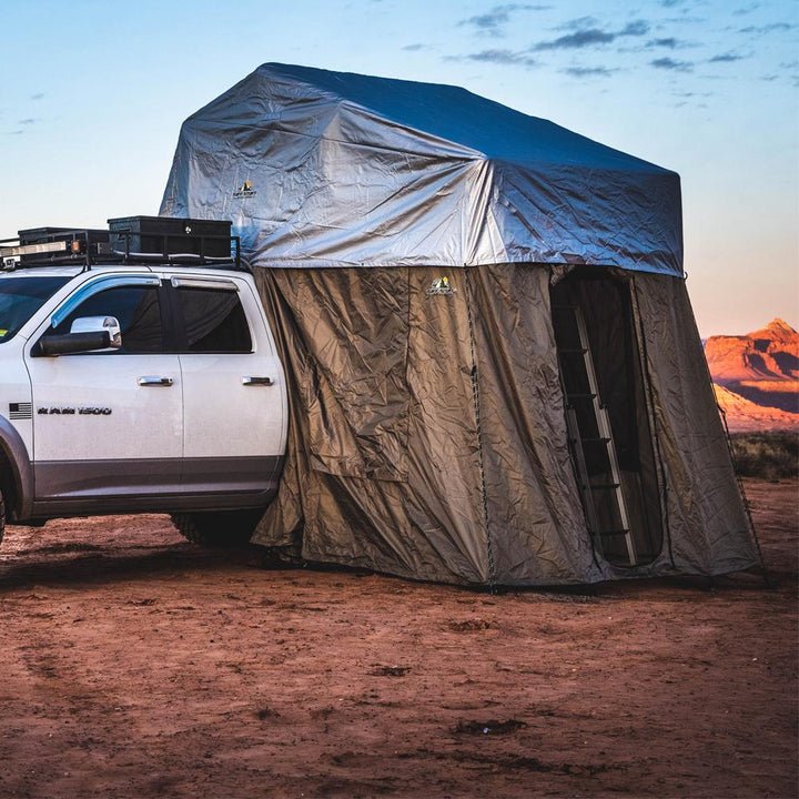 Tuff Stuff Overland Ranger 65 Roof Top Tent 3 Person (Tan) - Recon Recovery