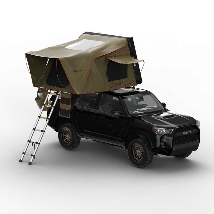 Tuff Stuff Overland Stealth Aluminum Black Ops Series Roof Top Tent - Recon Recovery