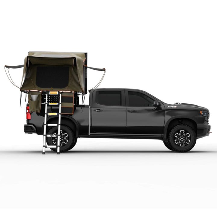 Tuff Stuff Overland Stealth Aluminum Black Ops Series Roof Top Tent - Recon Recovery