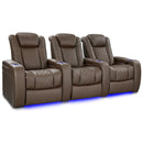 Valencia Tuscany Vegan Edition Home Theater Seating Row of 3