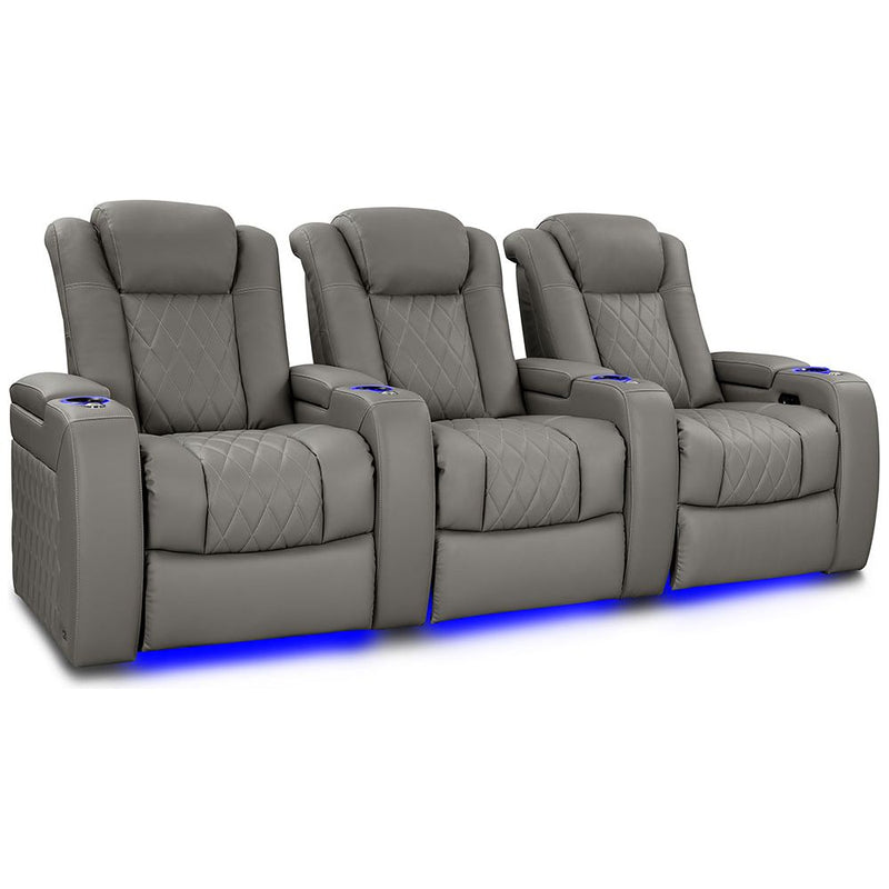 Valencia Tuscany Vegan Edition Home Theater Seating Row of 3