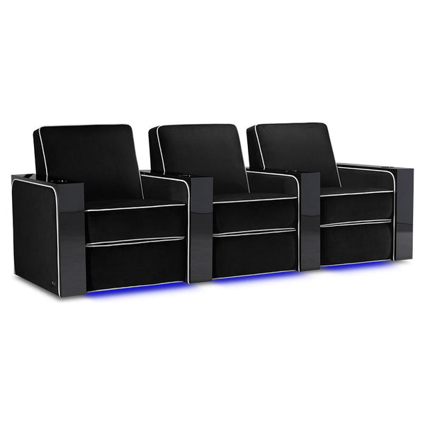 Valencia Naples Elegance Home Theater Seating Row of 3