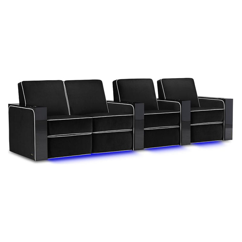 Valencia Naples Elegance Home Theater Seating Row of 4